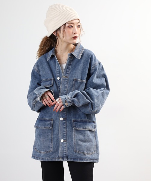 BENCH(ベンチ)の「Bench DENIM JKT デニムトラッカージャケットミディアムインディゴ(デニムジャケット・メンズ・ライトインディゴブルー/ブラック・XL/L/M)」の22枚目の写真