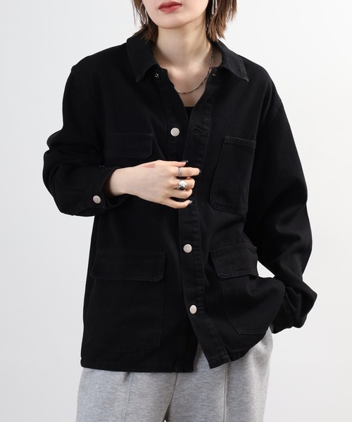 BENCH(ベンチ)の「Bench DENIM JKT デニムトラッカージャケットミディアムインディゴ(デニムジャケット・メンズ・ライトインディゴブルー/ブラック・XL/L/M)」の9枚目の写真