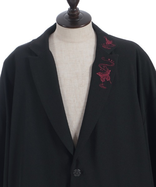 蝶刺繍和袖テーラードジャケット（テーラードジャケット）｜REZEN