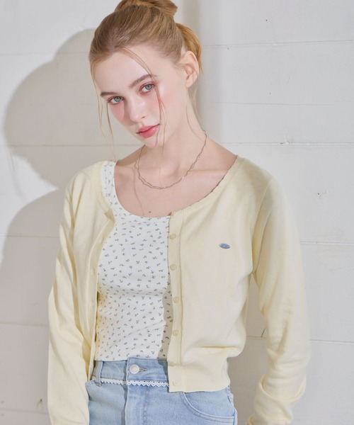 Heather(ヘザー)の「カップ付きレースカットソー 661899(Tシャツ/カットソー・レディース・オフホワイト/ホワイト系その他/グレー・S/M)」の4枚目の写真