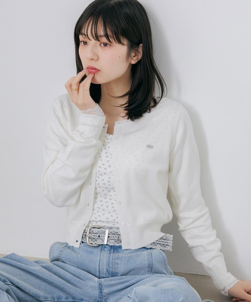 Heather(ヘザー)の「カップ付きレースカットソー 661899(Tシャツ/カットソー・レディース・オフホワイト/ホワイト系その他/グレー・S/M)」の21枚目の写真