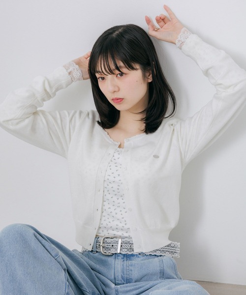 Heather(ヘザー)の「カップ付きレースカットソー 661899(Tシャツ/カットソー・レディース・オフホワイト/ホワイト系その他/グレー・S/M)」の22枚目の写真
