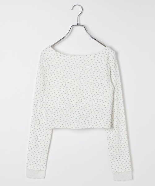 Heather(ヘザー)の「カップ付きレースカットソー 661899(Tシャツ/カットソー・レディース・オフホワイト/ホワイト系その他/グレー・S/M)」の15枚目の写真