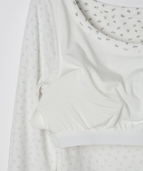Heather(ヘザー)の「カップ付きレースカットソー 661899(Tシャツ/カットソー・レディース・オフホワイト/ホワイト系その他/グレー・S/M)」の17枚目の写真