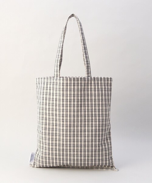 212 KITCHEN STORE(トゥワントゥキッチンストア)の「フレンチエピスリーマルシェトート CHECK/BLACK(エコバッグ/サブバッグ・レディース・その他・00)」の4枚目の写真