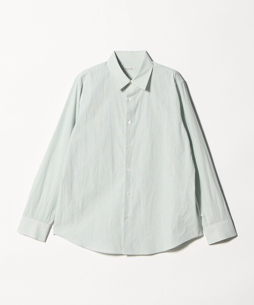 Steven Alan（スティーブンアラン）の「＜Steven Alan＞コットン ボイル シャツ（シャツ/ブラウス・レディース・ナチュラル/オフホワイト/ケリーグリーン・M/L/S）」の3枚目の写真