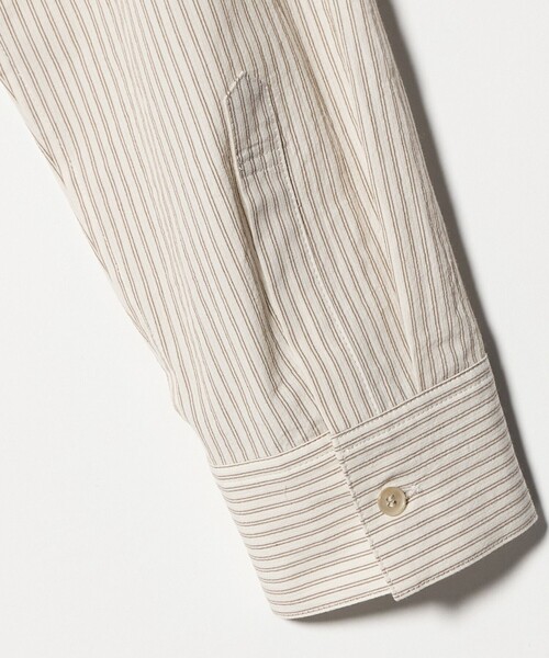 Steven Alan（スティーブンアラン）の「＜Steven Alan＞コットン ボイル シャツ（シャツ/ブラウス・レディース・ナチュラル/オフホワイト/ケリーグリーン・M/L/S）」の6枚目の写真