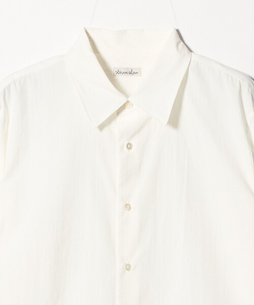 Steven Alan（スティーブンアラン）の「＜Steven Alan＞コットン ボイル シャツ（シャツ/ブラウス・レディース・ナチュラル/オフホワイト/ケリーグリーン・M/L/S）」の11枚目の写真