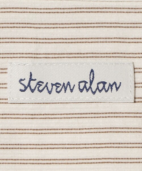 Steven Alan（スティーブンアラン）の「＜Steven Alan＞コットン ボイル シャツ（シャツ/ブラウス・レディース・ナチュラル/オフホワイト/ケリーグリーン・M/L/S）」の13枚目の写真
