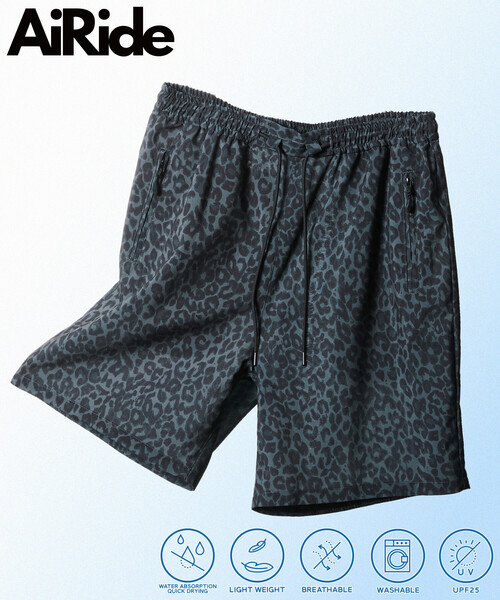 FREAK'S STORE（フリークスストア）の「限定展開 AiRide/エアライド ポケッタブル イージーショーツ/吸水速乾/UVカット（その他パンツ・メンズ・チャコールグレー/ベージュ/グレー系その他/ブラック・MEDIUM/SMALL/LARGE）」の4枚目の写真
