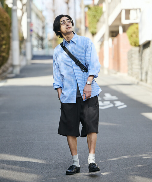 FREAK'S STORE（フリークスストア）の「<UVカット・接触冷感・吸水速乾> AiRide/エアライド ポケッタブル イージーショーツ 短パン ハーフパンツ ショートパンツ 限定展開（その他パンツ・メンズ・チャコールグレー/ベージュ/グレー系その他/ブラック・MEDIUM/SMALL/LARGE）」の14枚目の写真