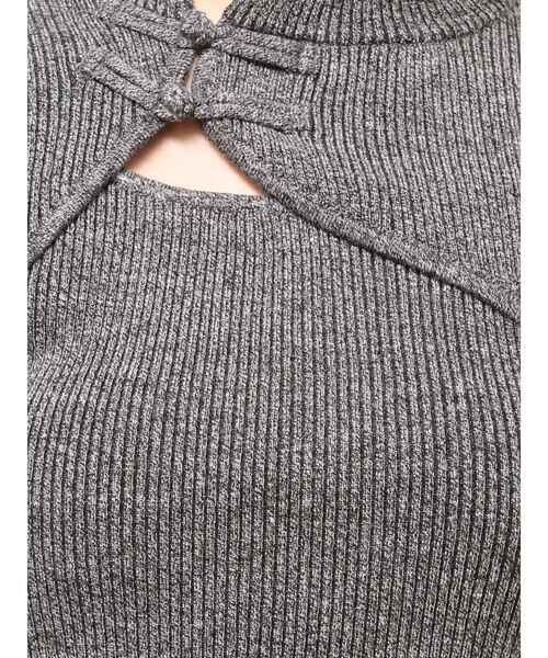 MURUA（ムルーア）の「チャイナタイトニット（ニット/セーター・レディース・ブラック/ブルー/グレー・FREE）」の22枚目の写真