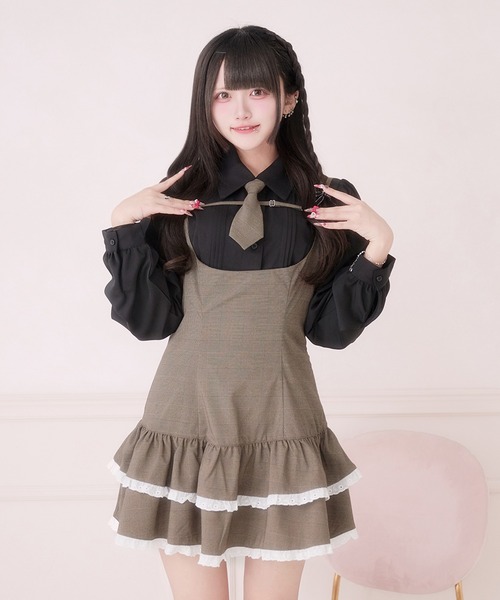 Pal elfy(パルエルフィー)の「ピンタックブラウス(シャツ/ブラウス・レディース・オフホワイト/ピンク/ブラック・フリー)」の16枚目の写真