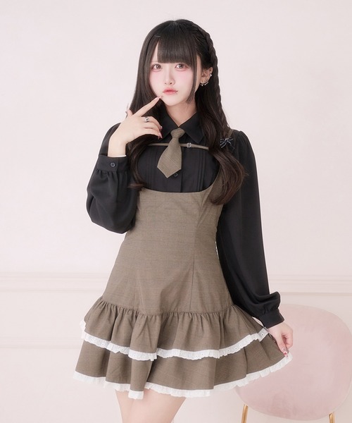 Pal elfy(パルエルフィー)の「ピンタックブラウス(シャツ/ブラウス・レディース・オフホワイト/ピンク/ブラック・フリー)」の18枚目の写真