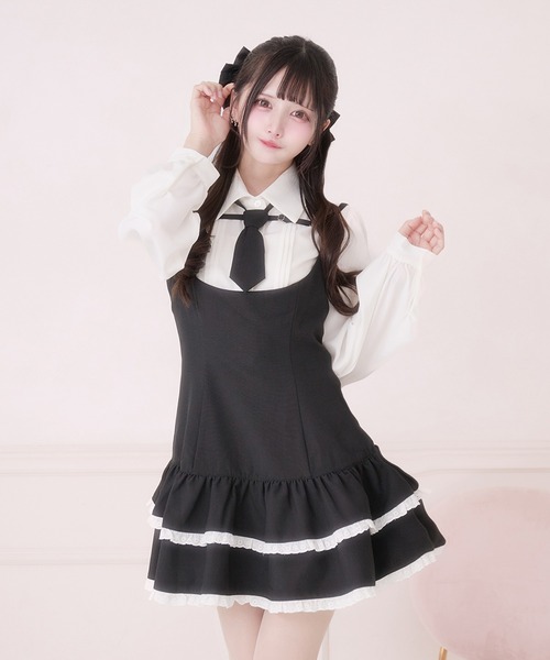 Pal elfy(パルエルフィー)の「ピンタックブラウス(シャツ/ブラウス・レディース・オフホワイト/ピンク/ブラック・フリー)」の8枚目の写真