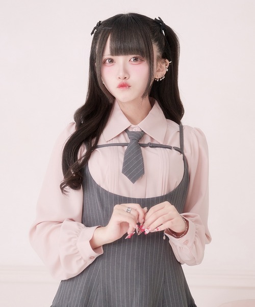 Pal elfy(パルエルフィー)の「ピンタックブラウス(シャツ/ブラウス・レディース・オフホワイト/ピンク/ブラック・フリー)」の20枚目の写真