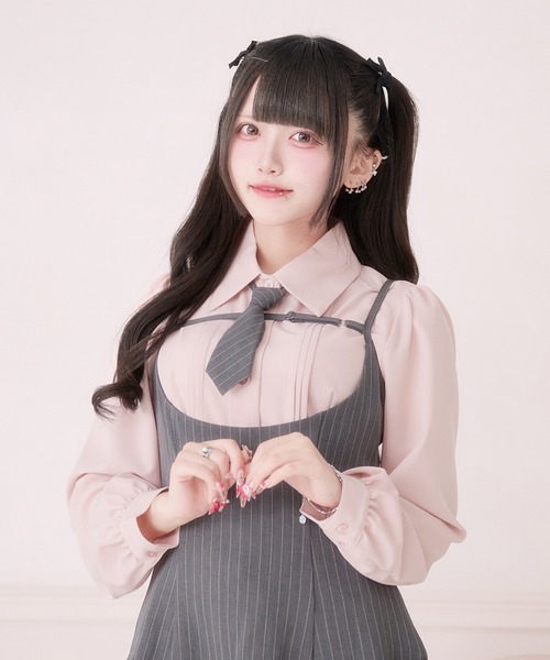 Pal elfy(パルエルフィー)の「ピンタックブラウス(シャツ/ブラウス・レディース・オフホワイト/ピンク/ブラック・フリー)」の21枚目の写真