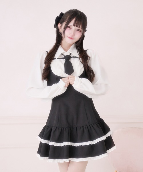 Pal elfy(パルエルフィー)の「ピンタックブラウス(シャツ/ブラウス・レディース・オフホワイト/ピンク/ブラック・フリー)」の5枚目の写真