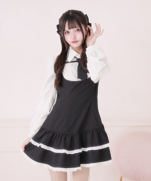 Pal elfy(パルエルフィー)の「ピンタックブラウス(シャツ/ブラウス・レディース・オフホワイト/ピンク/ブラック・フリー)」の7枚目の写真