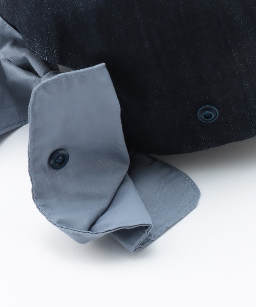 petit main（プティマイン）の「【UV加工】日よけリボンキャップ（キャップ・キッズ・オフホワイト/ライトピンク/ブルー/ベージュ・50cm/54cm/52cm）」の16枚目の写真