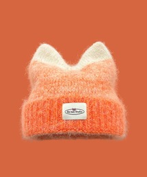 L LABEL（エルラベル）の「猫耳ニット帽/ビーニー（ニットキャップ/ビーニー）」