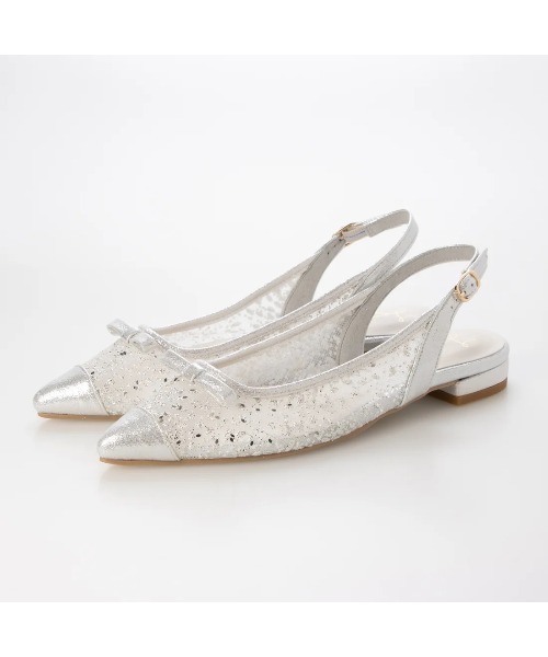 Launa lea(ラウナレア)の「【26春夏新作】ポインテッドトゥチュールバックベルトパンプス(0621)(パンプス・レディース・シルバー/ブラック/ミント/シルバー系その他・25.5cm/25.0cm/23.5cm/23.0cm/22.5cm/22.0cm/24.5cm/24.0cm)」の21枚目の写真