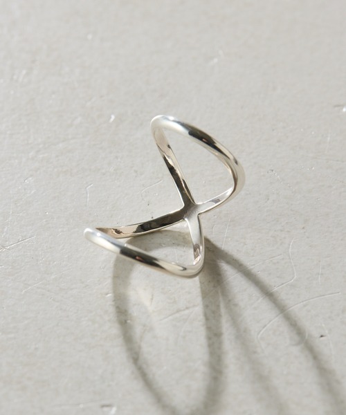 COLLAGE GALLARDAGALANTE（コラージュガリャルダガランテ）の「Sivelle./Silver925　ダブルリング（リング・レディース・シルバー・FREE）」の4枚目の写真