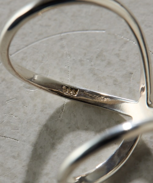 COLLAGE GALLARDAGALANTE（コラージュガリャルダガランテ）の「Sivelle./Silver925　ダブルリング（リング・レディース・シルバー・FREE）」の6枚目の写真