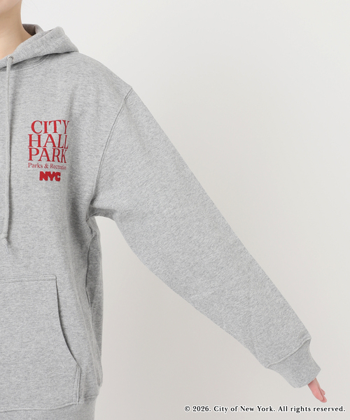 JOURNAL STANDARD（ジャーナルスタンダード）の「NYC JS ZIP HOODIE（パーカー・レディース・ライトグレー/チャコールグレー・FREE）」の21枚目の写真