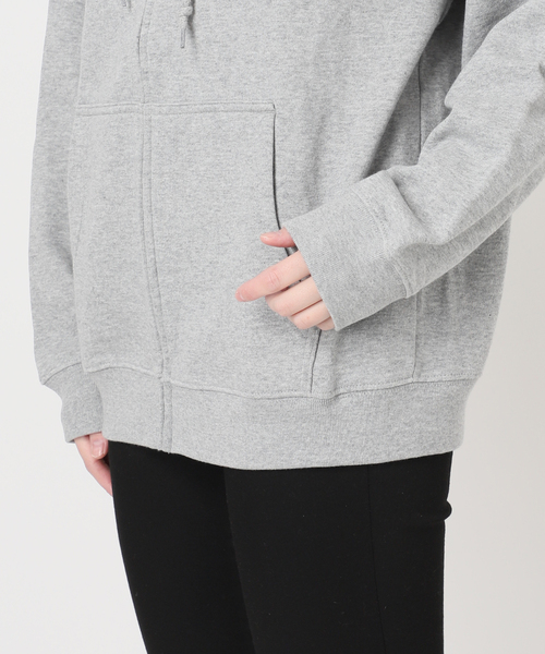 JOURNAL STANDARD（ジャーナルスタンダード）の「NYC JS ZIP HOODIE（パーカー・レディース・ライトグレー/チャコールグレー・FREE）」の22枚目の写真