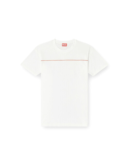 DIESEL(ディーゼル)の「メンズ Tシャツ T-NORM-PIPING(Tシャツ/カットソー・メンズ・オフホワイト/ブラック・X-SMALL/LARGE/XX-LARGE/SMALL/XXX-LARGE/MEDIUM/X-LARGE)」の6枚目の写真