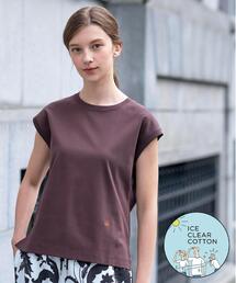 DRESSTERIOR | 【接触冷感/抗菌防臭/消臭】アイスクリアコットンフレンチスリーブT(Tシャツ/カットソー)