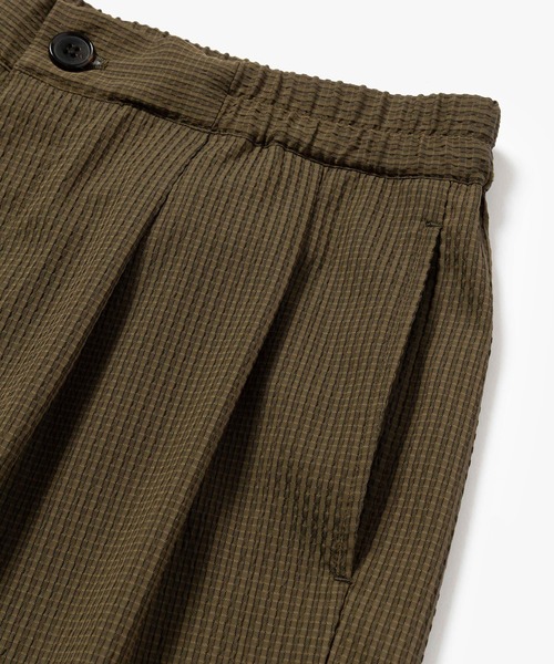 MR.OLIVE(ミスターオリーブ)の「DOT AIR SUCKER / 2TACK TAPERED EASY PANTS / M262108(スラックス・メンズ・ブラック/オリーブ・SMALL/MEDIUM/LARGE)」の9枚目の写真