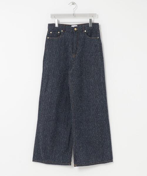 GANNI（ガニー）の「GANNI　TWEED DENIM BAGGY JEANS（デニムパンツ・レディース・ワンウォッシュ・28/26/27/25）」の2枚目の写真