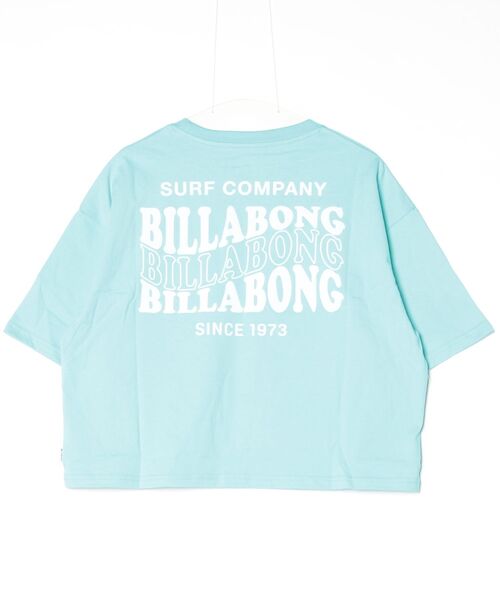 BILLABONG(ビラボン)の「【別注】ビラボン BILLABONG アウトドアカジュアル 半袖Tシャツ LOOSE CROPPED TEE ALPNE 限定コラボ(Tシャツ/カットソー・レディース・ダークグレー/アイボリー/ブルー・M/L)」の4枚目の写真