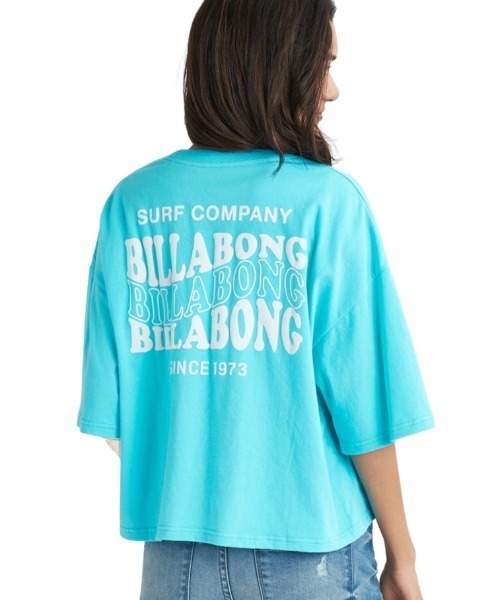 BILLABONG(ビラボン)の「【別注】ビラボン BILLABONG アウトドアカジュアル 半袖Tシャツ LOOSE CROPPED TEE ALPNE 限定コラボ(Tシャツ/カットソー・レディース・ダークグレー/アイボリー/ブルー・M/L)」の18枚目の写真