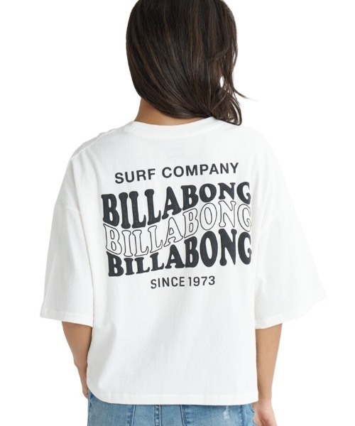 BILLABONG(ビラボン)の「【別注】ビラボン BILLABONG アウトドアカジュアル 半袖Tシャツ LOOSE CROPPED TEE ALPNE 限定コラボ(Tシャツ/カットソー・レディース・ダークグレー/アイボリー/ブルー・M/L)」の20枚目の写真