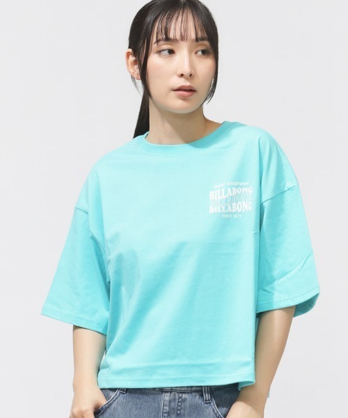 BILLABONG(ビラボン)の「【別注】ビラボン BILLABONG アウトドアカジュアル 半袖Tシャツ LOOSE CROPPED TEE ALPNE 限定コラボ(Tシャツ/カットソー・レディース・ダークグレー/アイボリー/ブルー・M/L)」の9枚目の写真