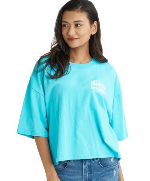 BILLABONG(ビラボン)の「【別注】ビラボン BILLABONG アウトドアカジュアル 半袖Tシャツ LOOSE CROPPED TEE ALPNE 限定コラボ(Tシャツ/カットソー・レディース・ダークグレー/アイボリー/ブルー・M/L)」の17枚目の写真