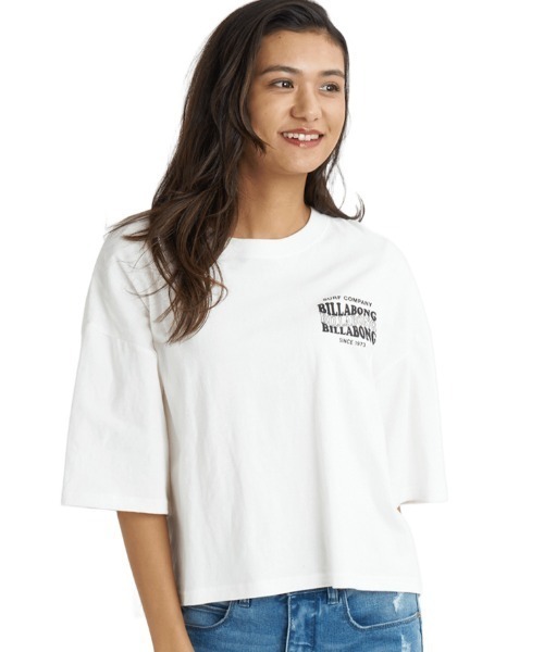 BILLABONG(ビラボン)の「【別注】ビラボン BILLABONG アウトドアカジュアル 半袖Tシャツ LOOSE CROPPED TEE ALPNE 限定コラボ(Tシャツ/カットソー・レディース・ダークグレー/アイボリー/ブルー・M/L)」の19枚目の写真