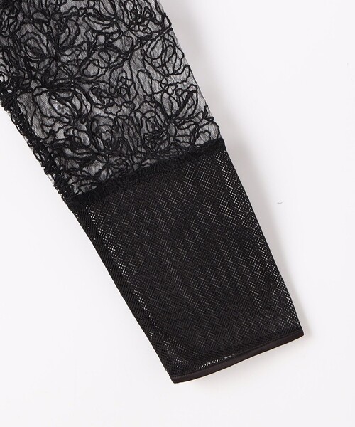 NICOLE white（ニコルホワイト）の「レースｘフリンジブラウス（シャツ/ブラウス・レディース・ブラック・FREE）」の20枚目の写真