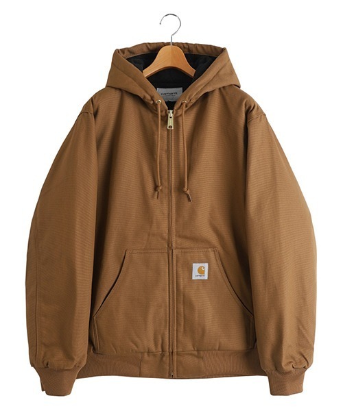 Carhartt WIP（カーハートダブリューアイピー）の「Carhartt WIP / カーハート ワークインプログレス：ACTIVE JACKET：I023083[WAX]（その他アウター・メンズ・ブラック/ブラウン・M/S/L）」の2枚目の写真