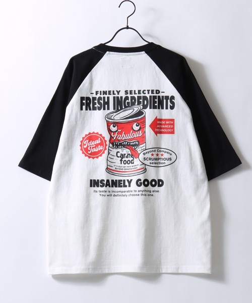 SITRY（シトリー）の「Raglan Sleeve ＆ Ringer Print T-shirt/接触冷感 オーバーサイズ ヴィンテージライク ラグランスリーブ リンガーTシャツ 半袖Tシャツ レディース メンズ（Tシャツ/カットソー・メンズ・ホワイト系その他3/ホワイト×グリーン/ホワイト×ブラック/ホワイト系その他/ホワイト系その他4/ホワイト系その他2/ホワイト系その他5/ホワイト×レッド・L/M）」の18枚目の写真