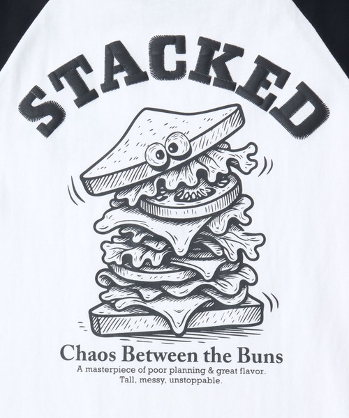 SITRY（シトリー）の「Raglan Sleeve ＆ Ringer Print T-shirt/接触冷感 オーバーサイズ ヴィンテージライク ラグランスリーブ リンガーTシャツ 半袖Tシャツ レディース メンズ（Tシャツ/カットソー・メンズ・ホワイト系その他3/ホワイト×グリーン/ホワイト×ブラック/ホワイト系その他/ホワイト系その他4/ホワイト系その他2/ホワイト系その他5/ホワイト×レッド・L/M）」の14枚目の写真