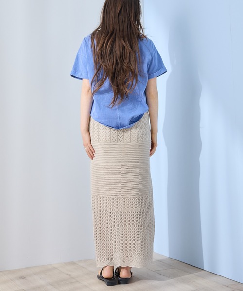 Rosemadame(ローズマダム)の「透かし編みニットスカート(マタニティ~産後)妊婦服 産前・産後対応(マタニティウェア/グッズ・レディース・ブラック/ブラウン/ライトベージュ・M/LL/L)」の22枚目の写真
