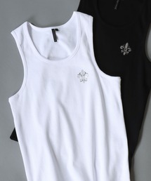 SITRY(�V�g���[)��Line Stone Teleco Tank Top/���C���X�g�[�� �e���R�^���N�g�b�v �m�[�X���[�u �C���i�[�^���N(�^���N�g�b�v)