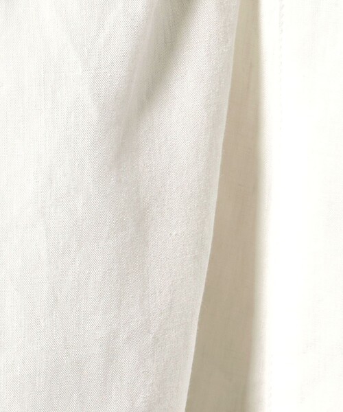 UNITED ARROWS(ユナイテッドアローズ)の「リネン スキッパー ペプラム ブラウス ‐ウォッシャブル‐(シャツ/ブラウス・レディース・ホワイト/ダークブラウン/ブラック・36/38)」の11枚目の写真