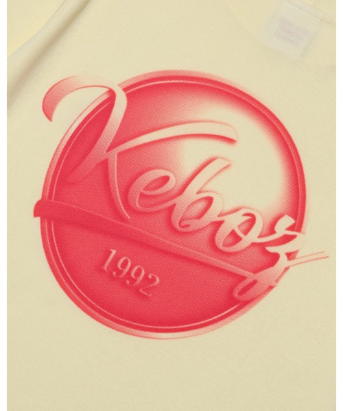KEBOZ（ケボズ）の「W BB S/S TEE（Tシャツ/カットソー・レディース・ホワイト/ライトイエロー/ネイビー・ONE SIZE）」の10枚目の写真