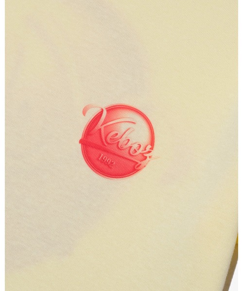 KEBOZ（ケボズ）の「W BB S/S TEE（Tシャツ/カットソー・レディース・ホワイト/ライトイエロー/ネイビー・ONE SIZE）」の9枚目の写真