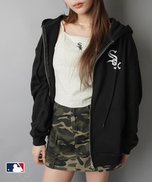 MLB（メジャーリーグベースボール）の「【MLB/メジャーリーグベースボール】別注オーバーサイズジップパーカー/セットアップ対応/ユニセックス（パーカー）」